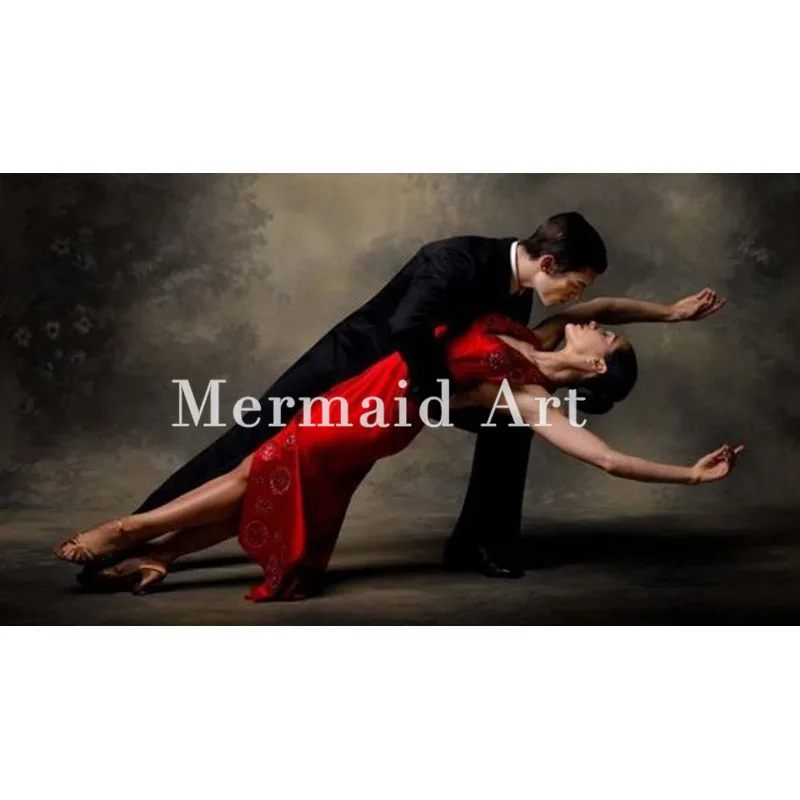 

Artist Handmade tango Oil Paintings tango art Spanish Flamenco Dancing On Canvas Flamenco Dancer wall decor abstract Decorative