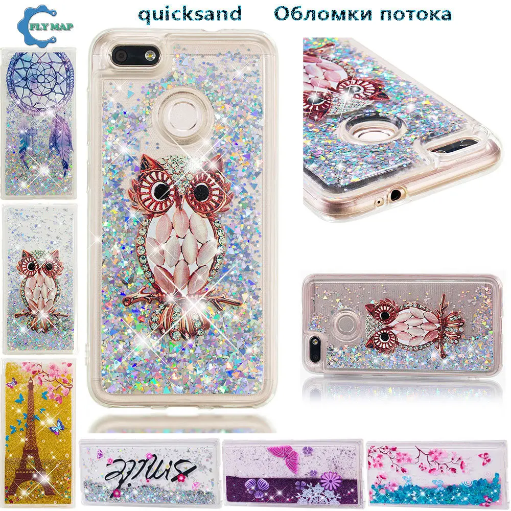 

Quicksand Case For Huawei P9 Lite Mini Dynamic Liquid Glitter Stars Phone Cover Coque Shell SLA-L22 SLA-L02 SLA L22 Y6 Pro 2017
