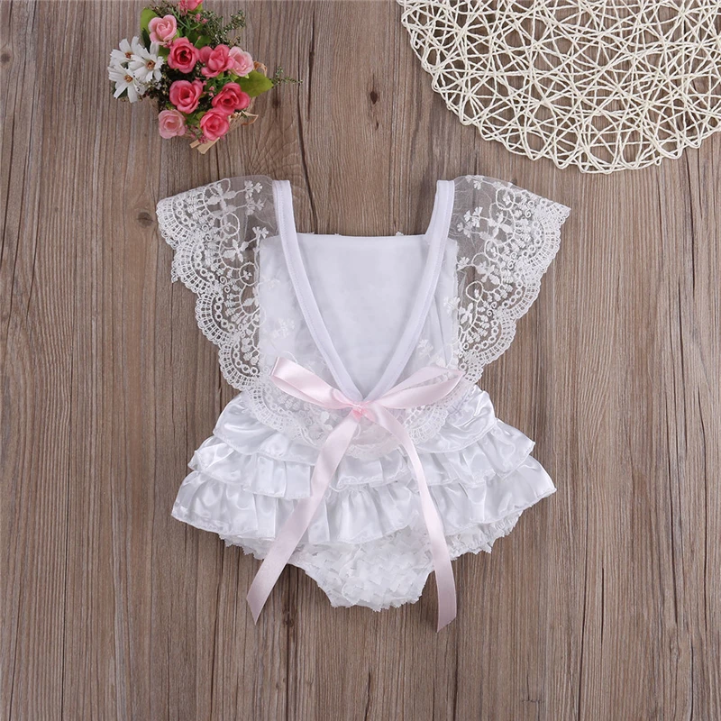 Детское Кружевное боди с цветочным рисунком на возраст 0 18 месяцев|baby girl clothes lace|baby