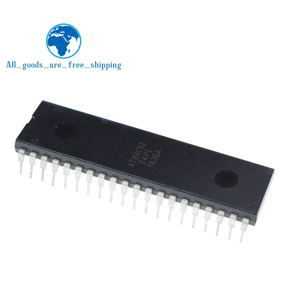 

New Original AT89C52-24PI DIP40 AT89C52 DIP Microcomputer 52 bit For arduino DIY