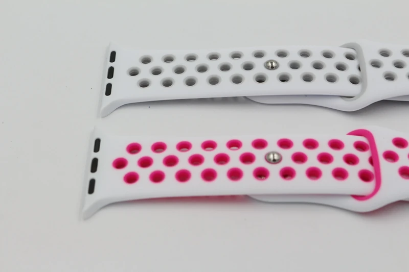 URVOI band для Apple Watch NikeLab series 4 3 2 1 limited лёгкие дышащие силиконовые ремешок iWatch Белый