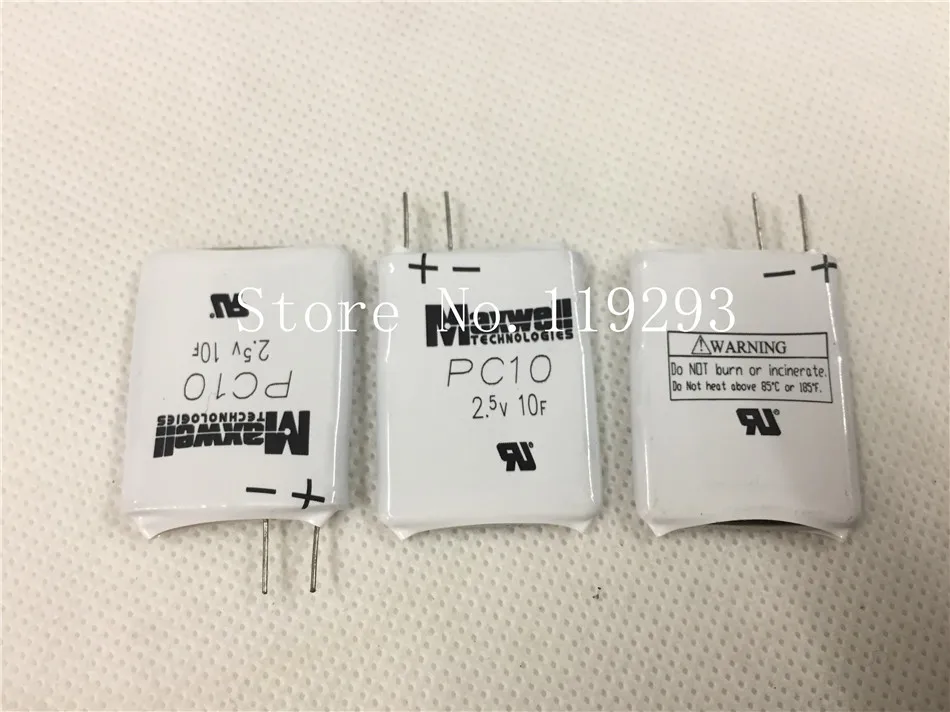 [BELLA] Суперконденсатор MAXWELL PC10 2.5V10F оригинальная точка 10 шт./лот|capacitor foil|capacitor