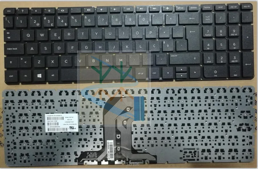 

News Laptop keyboard for HP 15-AC 15-AF 250 G4 255 G4 256 G4 BRAZILIAN/CANADIAN FRENCH/CZECH/FRENCH/HEBREW/ITALIAN layout