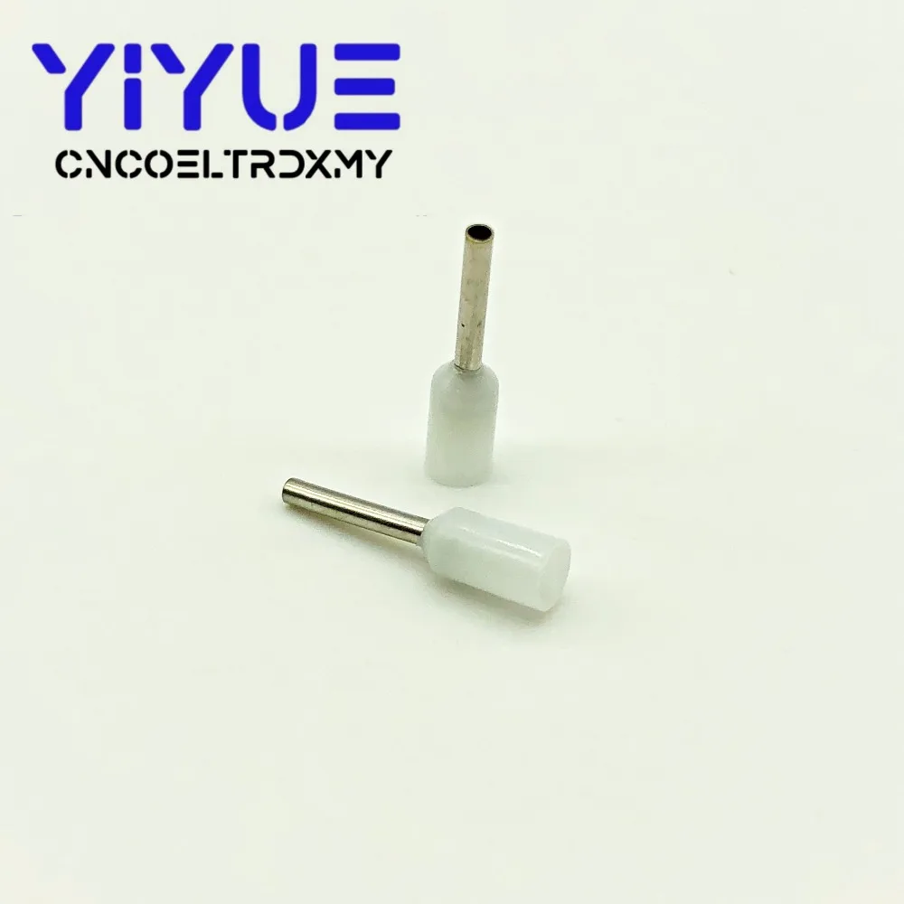 E1008 Tube insulating Insulated terminals 100PCSPack 1MM2 Cable Wire Connector Insulating Crimp Terminal (2)