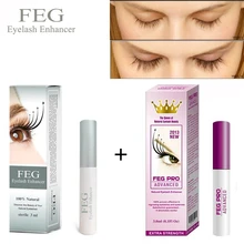 Feg máscara para crescimento de cílios, serum de tratamento para crescimento de cílios, base em ervas, ferramenta de maquiagem para alongamento de cílios