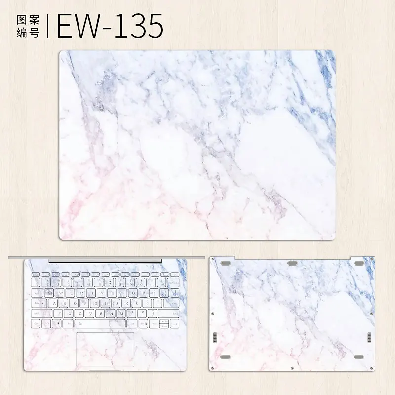 Laptop Sticker for Xiaomi Mi Notebook Air 12 13 Pro 15.6 White Marble Vinyl Decal Skin for Xiaomi Gaming Notebook 15.6 inch Case