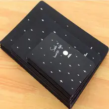 New Sketchbook Diary for Drawing Painting Graffiti Soft Cover Black Paper Sketch Book Notebook Office School Supplies Gift