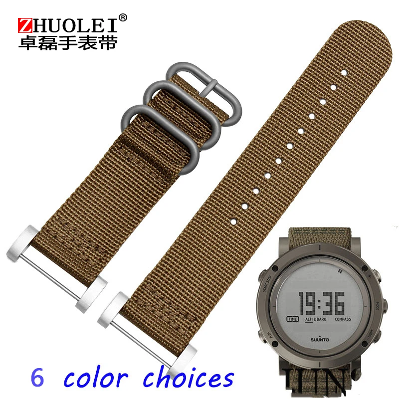 Cinturino Per Suunto Core In Nylon Intrecciato - Elasticizzato E Traspirante - Sostituzione Sportiva Per Uomo E Donna - Colori Multipli - 5
