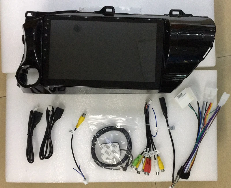 Top 10" 4G RAM 2.5D IPS 8 Core Android 9.1 Car DVD Multimedia Player GPS For Toyota Hilux 2016 2017 audio car radio navigation 21