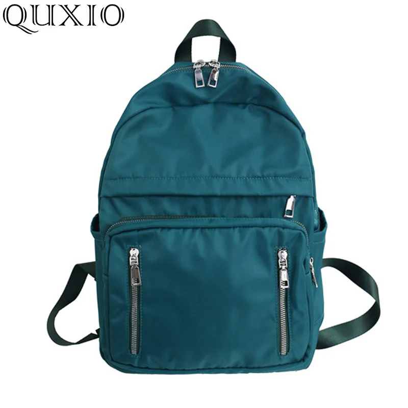 

2019 New Waterproof Nylon Back Pack with Vertical Zipper Women Backpack Female Schoolbag for Teenage Girls Mochilas Travel Bags