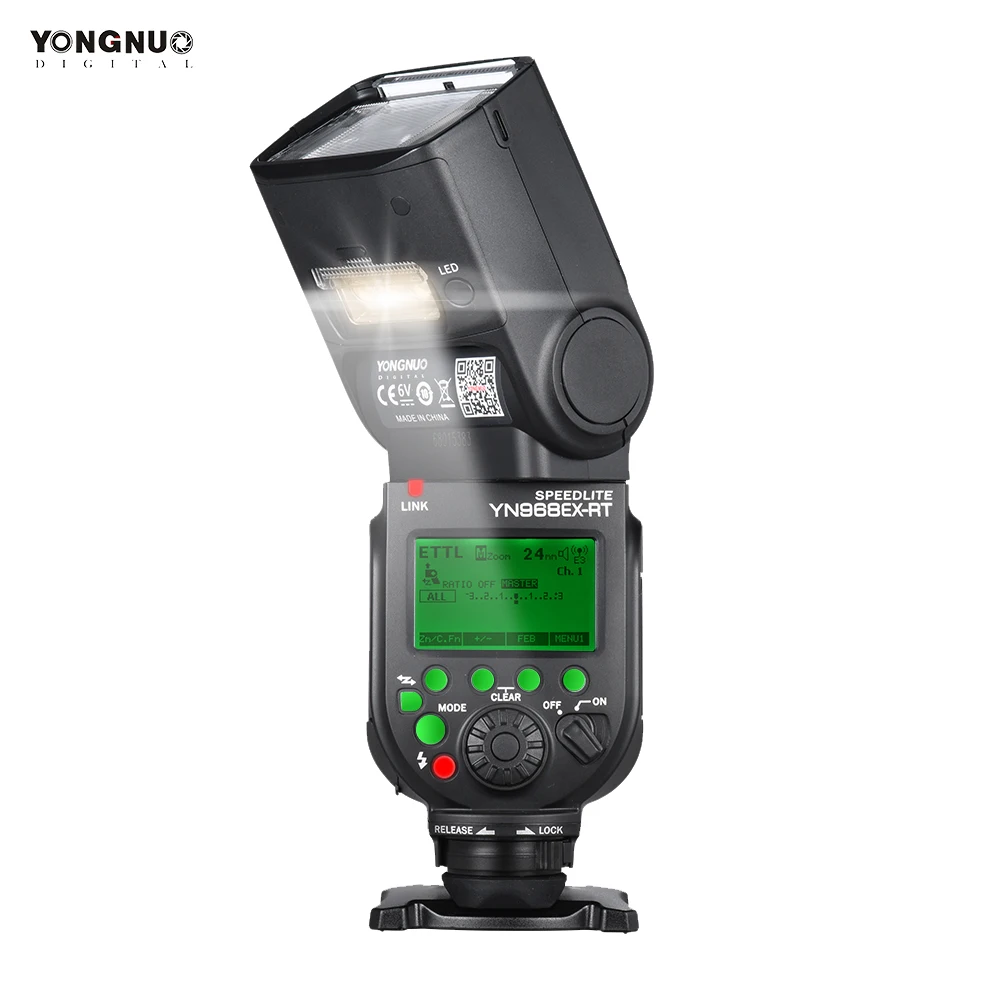 YONGNUO YN968EX-RT Беспроводной ttl Мастер Светодиодная Вспышка Speedlite 1/8000 s HSS для Canon 500D 550D 40D 1000D 1100D Камера Flash