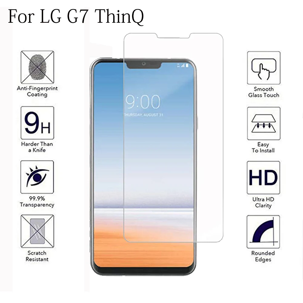 Full Cover Tempered Phone Glass For LG G6 G7 ThinQ Full