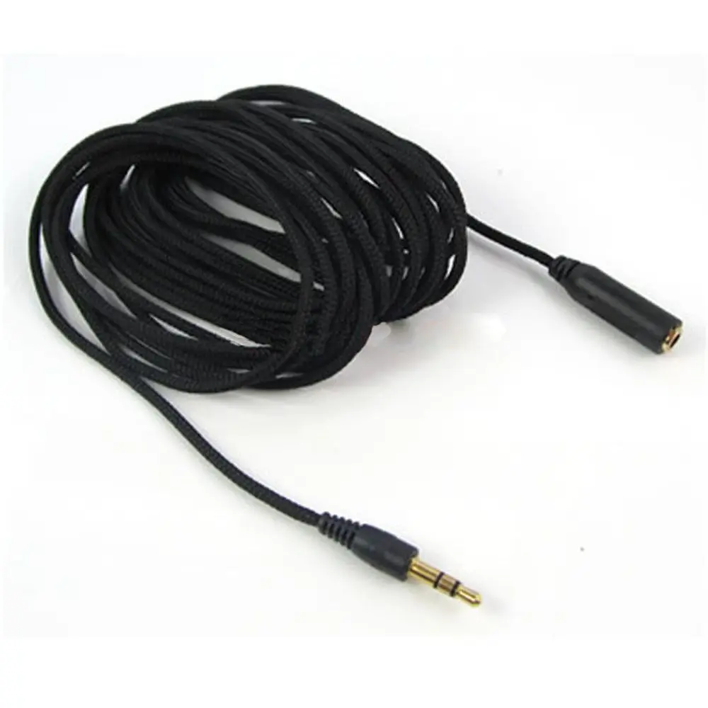 

High Quality 5m 16ft 3.5mm Female to Male FM Headphone Stereo Audio Extension Cable Cord