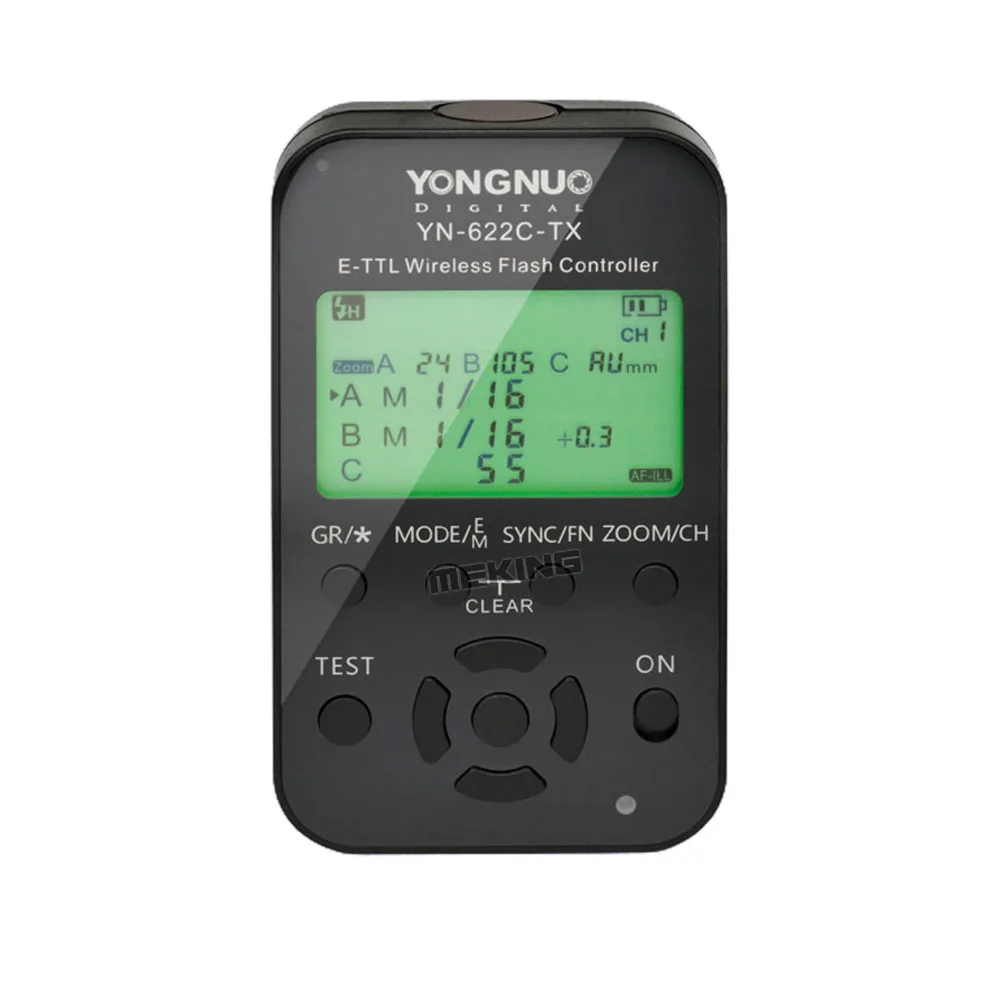 Yongnuo YN-622C-TX TTL LCD          Canon DSLR 7D 60D 50D 40D