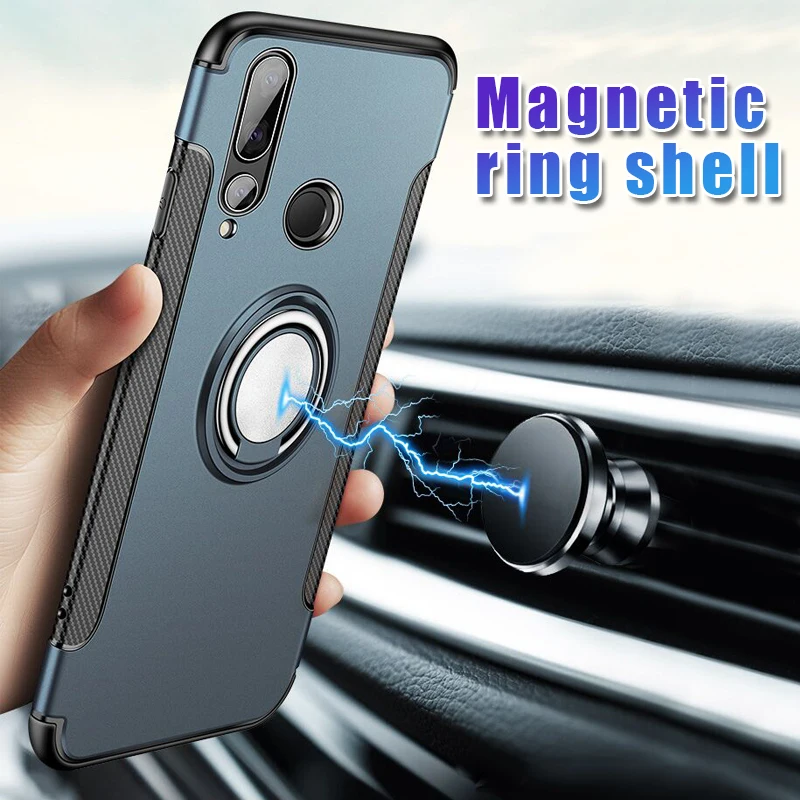 

Luxury Car Holder Ring Case On The For Xiaomi Redmi 7 Note 7 Pro Shockproof Case Cover For Xiaomi 9 SE mi 8 Lite mi9 Bumper Case