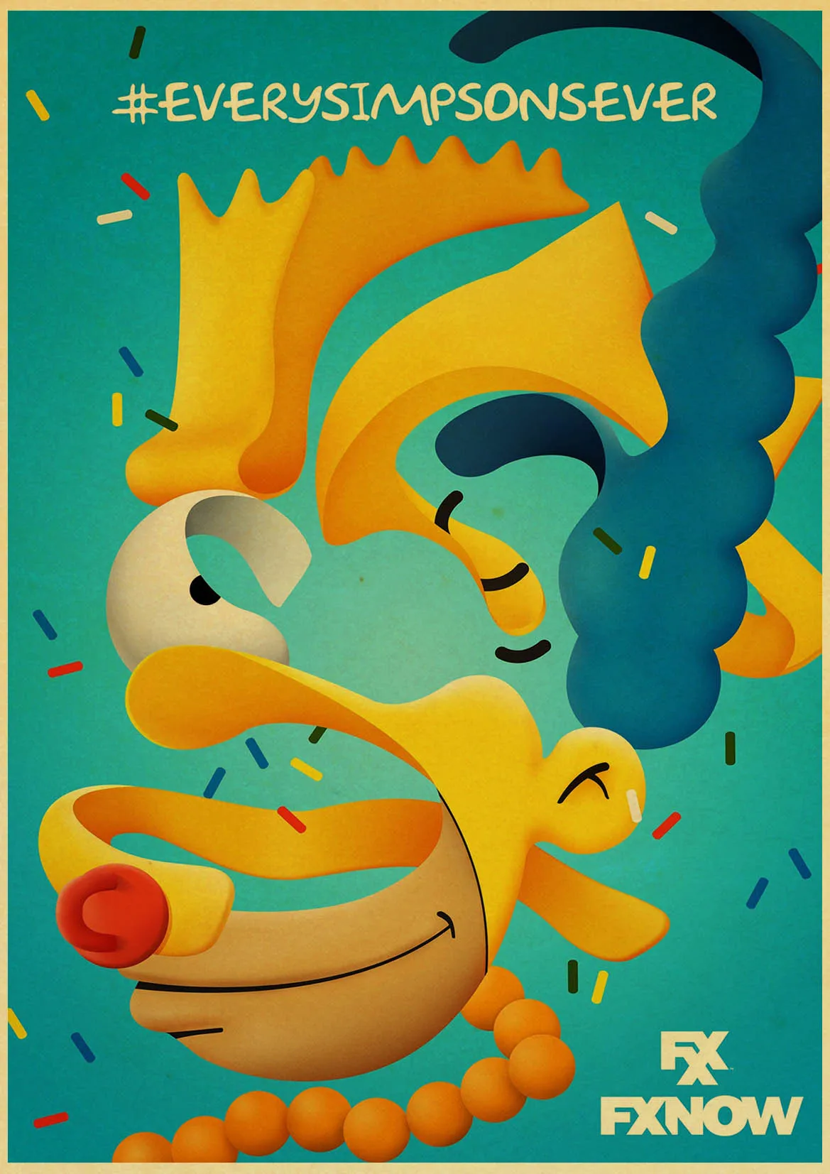 Симпсон американская комедия арт принты живопись плакат Настенные картины для гостиной украшения домашнего декора - Цвет: K025