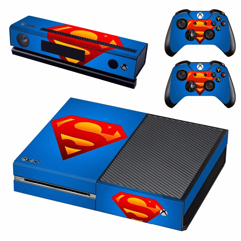 Superman Logo Vinyl Skin Cover Stickers Decal For Xbox One Console