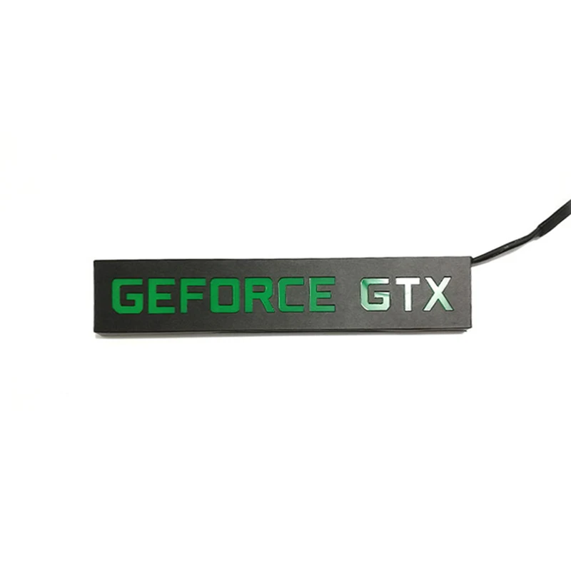 Новейший светодиодный светильник для видеокарты GEFORCE GTX MSI AMD, декоративная табличка с люминесцентной картой, декоративная табличка, персональный светильник