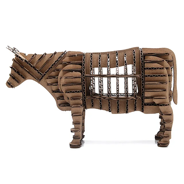3d puzzle animal cardboard oyuncak bull model paper craft children 3d puzzle animal cardboard oyuncak bull model paper craft children diy educational toys christmas gifts games