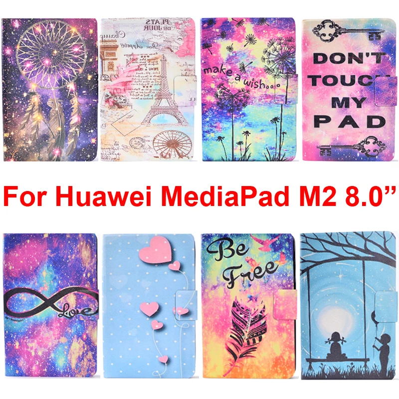 Чехол подставка для Huawei M2 8 0 &quotMediapadM2 дюймов кошелек с отделением карт карман