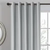 SIFAN 75%-85% Shading Faux Linen Blackout Curtain for Living Room Bedroom Modern Style Solid Color Window Curtain 3