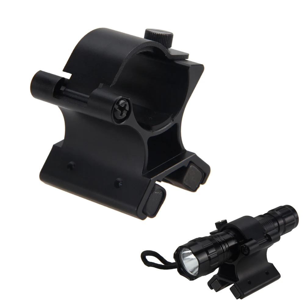 Tanie X WM02 27 30mm silny podwójny magnetyczny X taktyczne DIY uchwyt do mocowania do pistoletu światła taktyczne latarka myśliwska akcesoria spinki