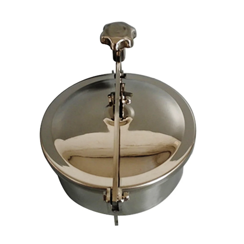 

Circular manhole cover Sanitary manway door for tank Height:100mm