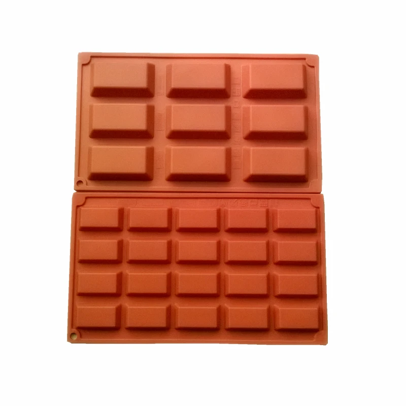 

2Pcs/set Canneles Moulds Silicone Cake Mold 8 caivty+18 cavity Non-stick Baking Tools French Dessert Tool