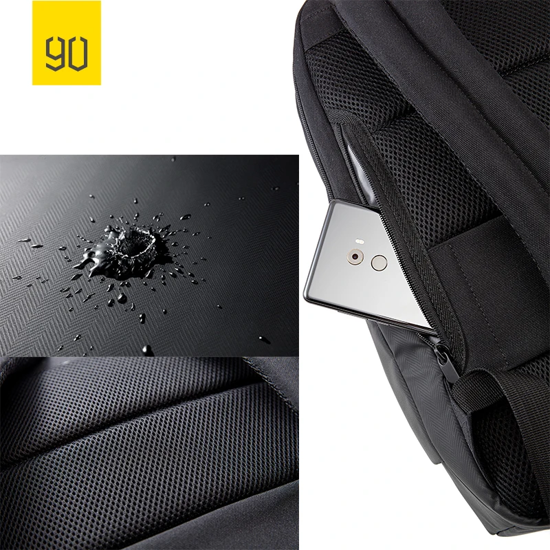 Рюкзак NINETYGO 90FUN Urban Commute вместительный водонепроницаемый рюкзак с отделением для