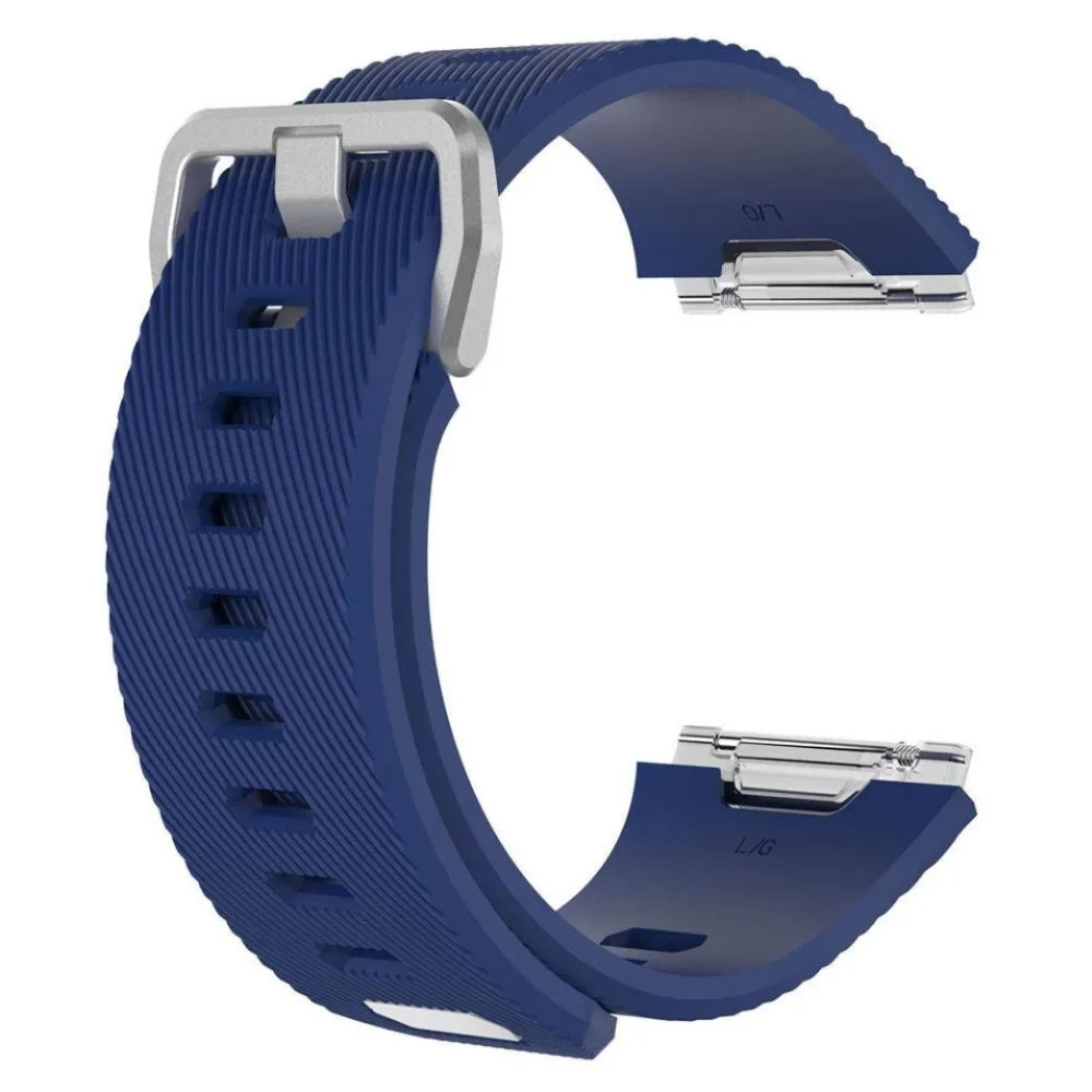 for Fitbit  Ionic band silicone Smartwatch Classic Colors Twill Large Small (13)