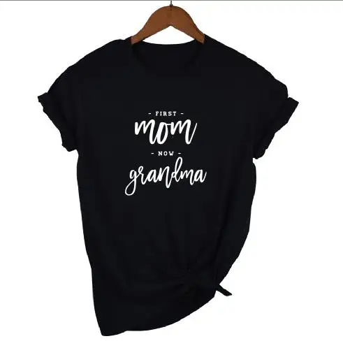 PADDY дизайн новая Бабушка футболка повседневная с коротким рукавом женский топ футболка мода письмо принт женские Топы Футболка Прямая поставка