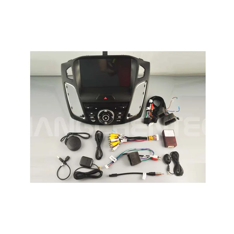 Sale 2 Din Android 9.0 DVD Player For FORD FOCUS 2015-2017 With Ocat Core 4G 32G IPS Touch Screen BT WiFi Phone Mirror GPS Navigation 4