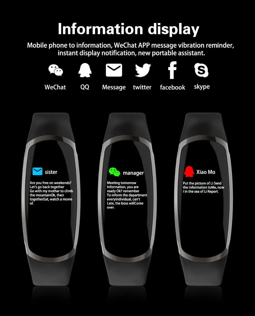 Smart Bracelet R16 Android IOS Heart Rate Band Sleep Monitor Blood Pressure Fitness Tracker Waterproof Color Screen Sport Band (11)