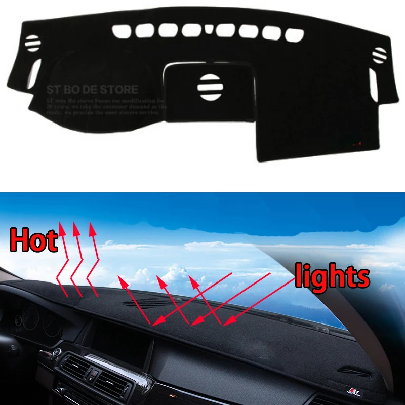 Car dashboard Avoid light pad Instrument platform desk cover Mats Carpets Auto accessories for land rover Freelander Evoque