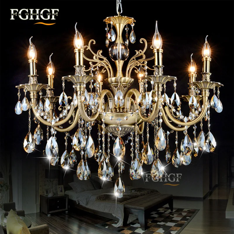 

Modern Chandeliers Light Luxury Lustre Crystal Chandeliers Lighting Fixtures Lamp for Living Room Bedroom and Study Project Lamp