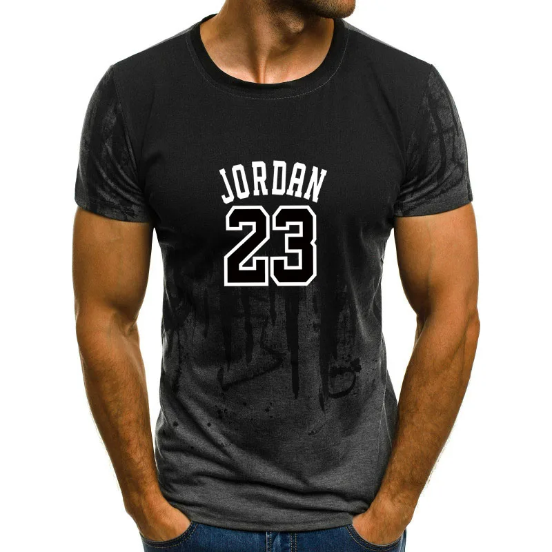 Новая брендовая одежда Jordan 23 Мужская футболка Swag Футболка с принтом Homme fitness Camisetas Hip футболка хип-хоп