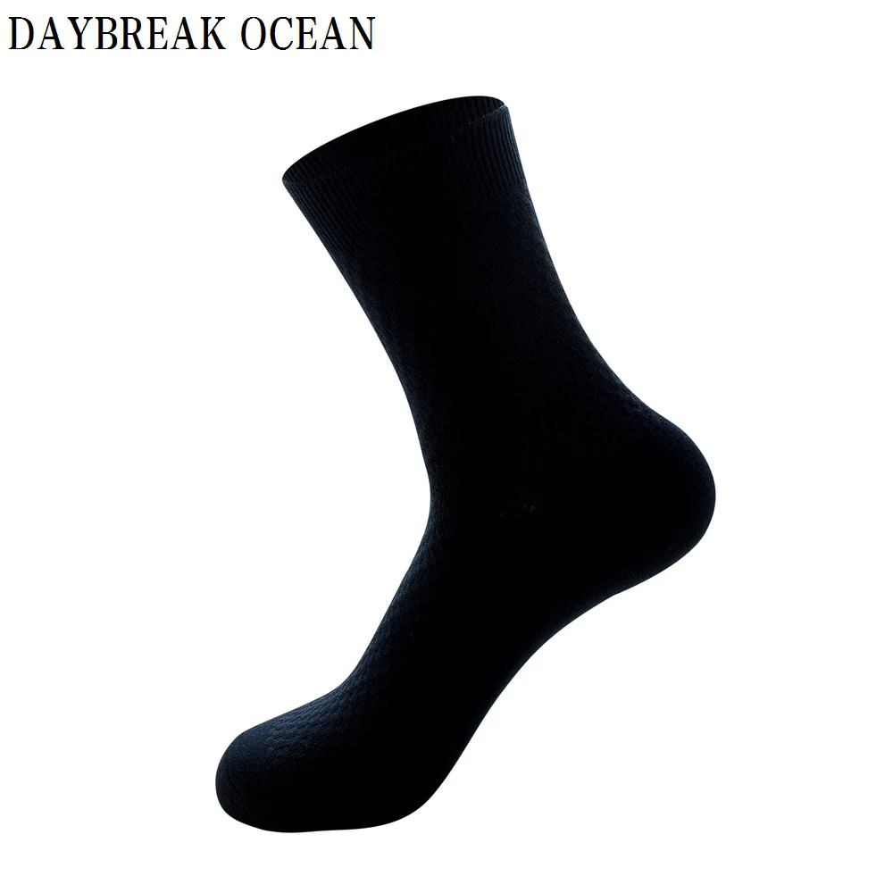 Брендовые новые качественные носки из бамбукового волокна с маленькими квадратами, 5 пар, повседневные деловые антибактериальные дезодорирующие носки, летние мужские носки - Цвет: Dark Blue