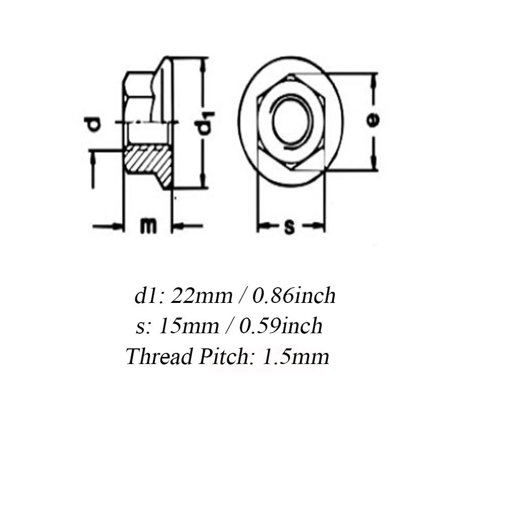  2 Pieces M10 Chrome Plated Steel Bicycle Wheel Nuts Bike Wheel Axle Track Bolt Screw Fastener Washers