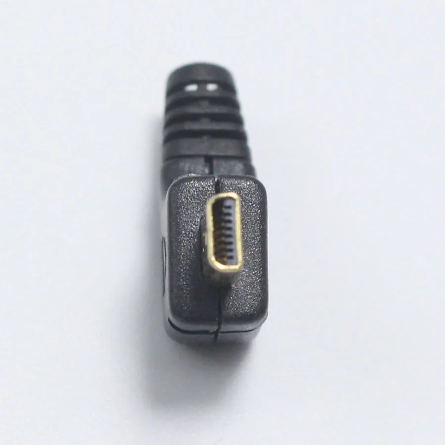 2 комплекта мини USB 8 контактный штекер P позолоченный угловой разъем 4 в 1 DIY черные