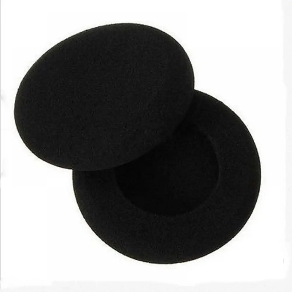 

10 Pieces 50mm Foam Replacement Ear Cushions Earpads Covers for Headphones storage