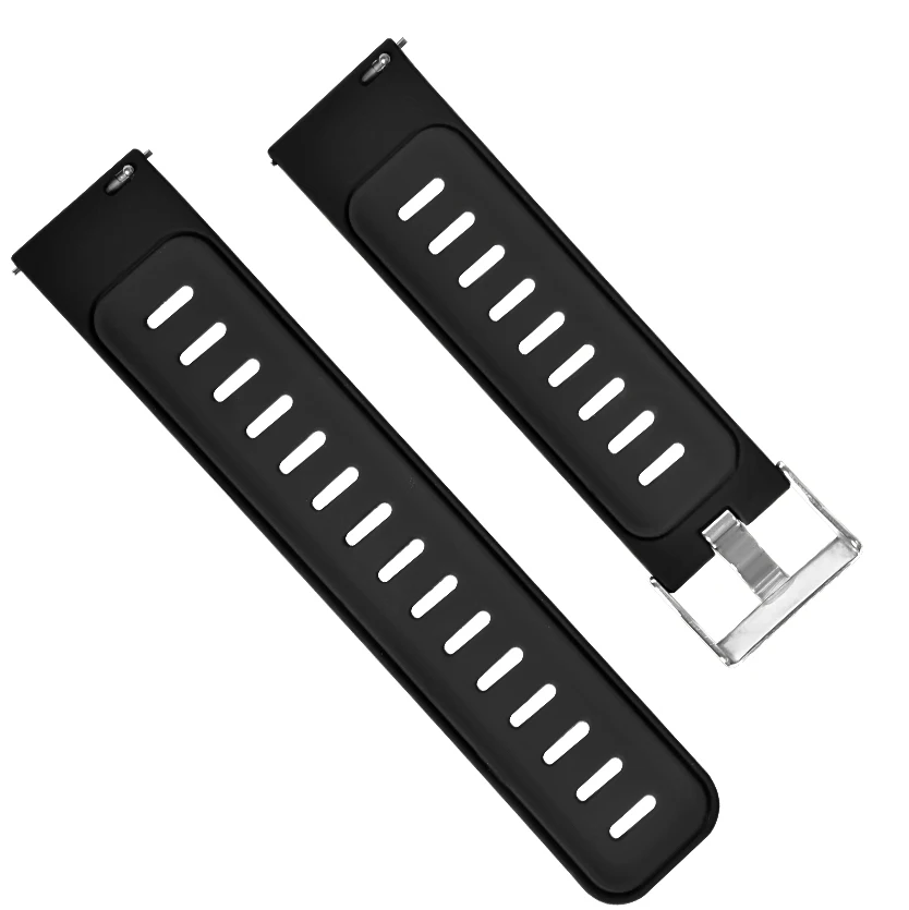 Ремешок FIFATA 22 мм для Xiaomi Huami Amazfit Pace Stratos 2 ремешок Двухцветный силиконовый браслет для смарт-часов Amazfit 1/2s