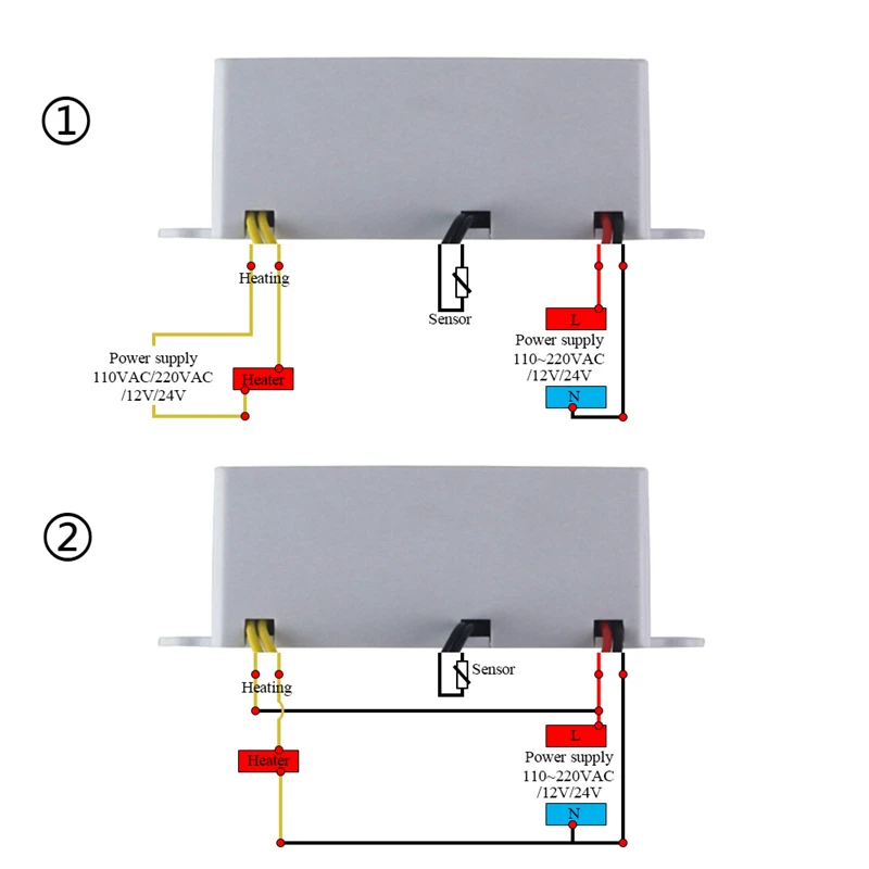 Цифровой термостат для инкубатора 12V 24V 110V 220V Температура Управление Регулятор