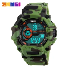 Nouvelle annonce Skmei Hommes montre De Luxe Marque Montres Numérique Horloge De Mode ceintures De Silicone Montre Homme Sport montre-bracelet relogio mâle