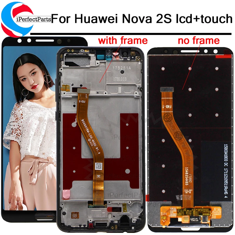 Для Huawei nova 2s ЖК-дисплей с сенсорным экраном дигитайзер в сборе 6 0 &quotHWI-AL00 HWI-TL00