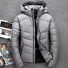 Мужской пуховик Tace& Shark бренд толстые мужские зимние куртки и пальто ветровка высокое качество парка мужские уличные пальто