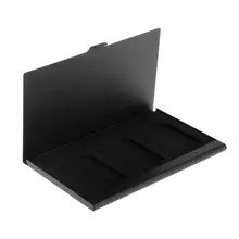 Сумка для хранения, алюминиевый чехол для переноски, коробка с слоем памяти, защитный держатель для цифровой карты, ударопрочный кошелек, чехол для карты памяти s