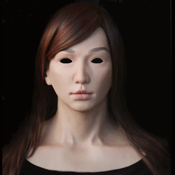 SF N16 party crossdress masquerade fancydress cosplay realistic girl human face female silicone