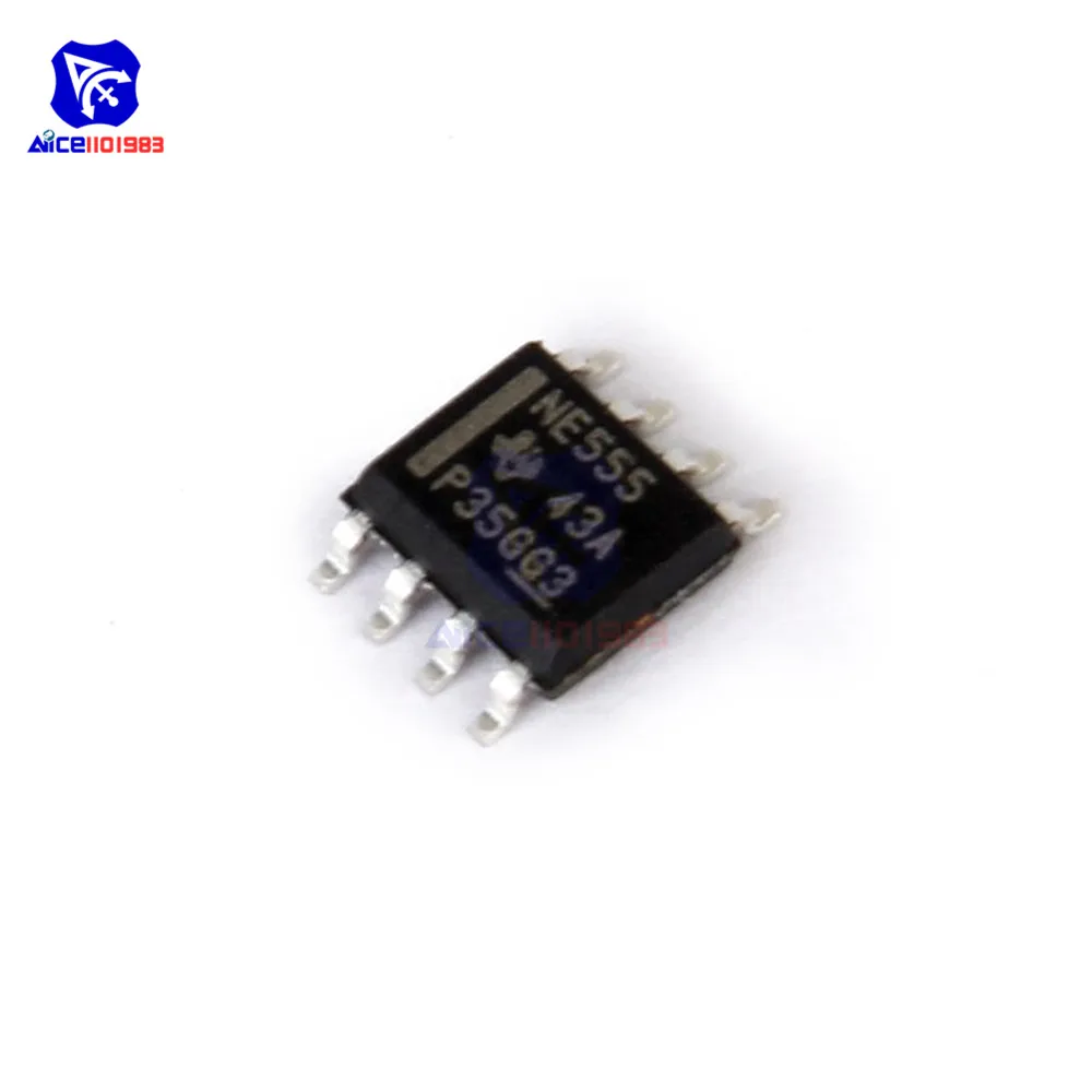 10 шт./лот IC чипы NE555 555 таймер SMD IC SOP8 4,5 V-16 V оригинальные Интегральные схемы