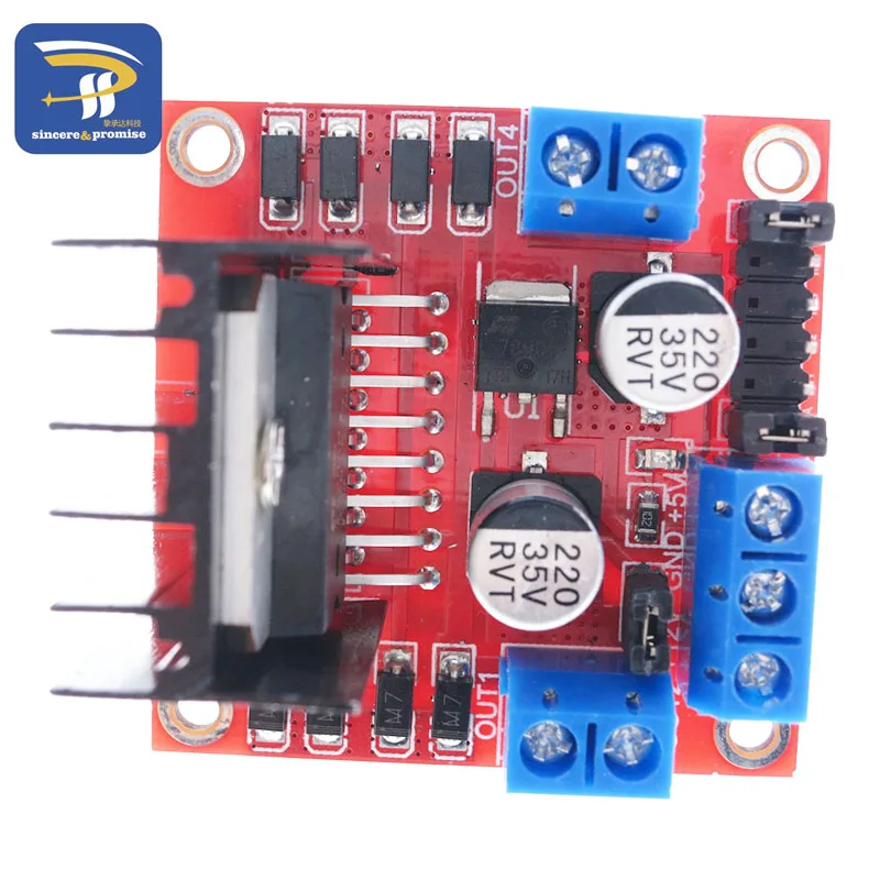 L298N Модуль двойной H Мост шаговый двигатель драйвер платы модули L298 плата контроллера для Arduino умный автомобиль DIY Kit