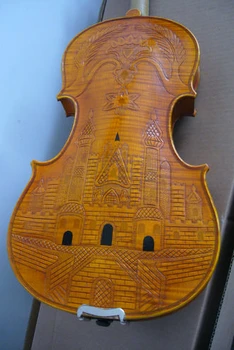 

Violin ---Excellent handcarved 4/4 violin , full hand carved little by little
